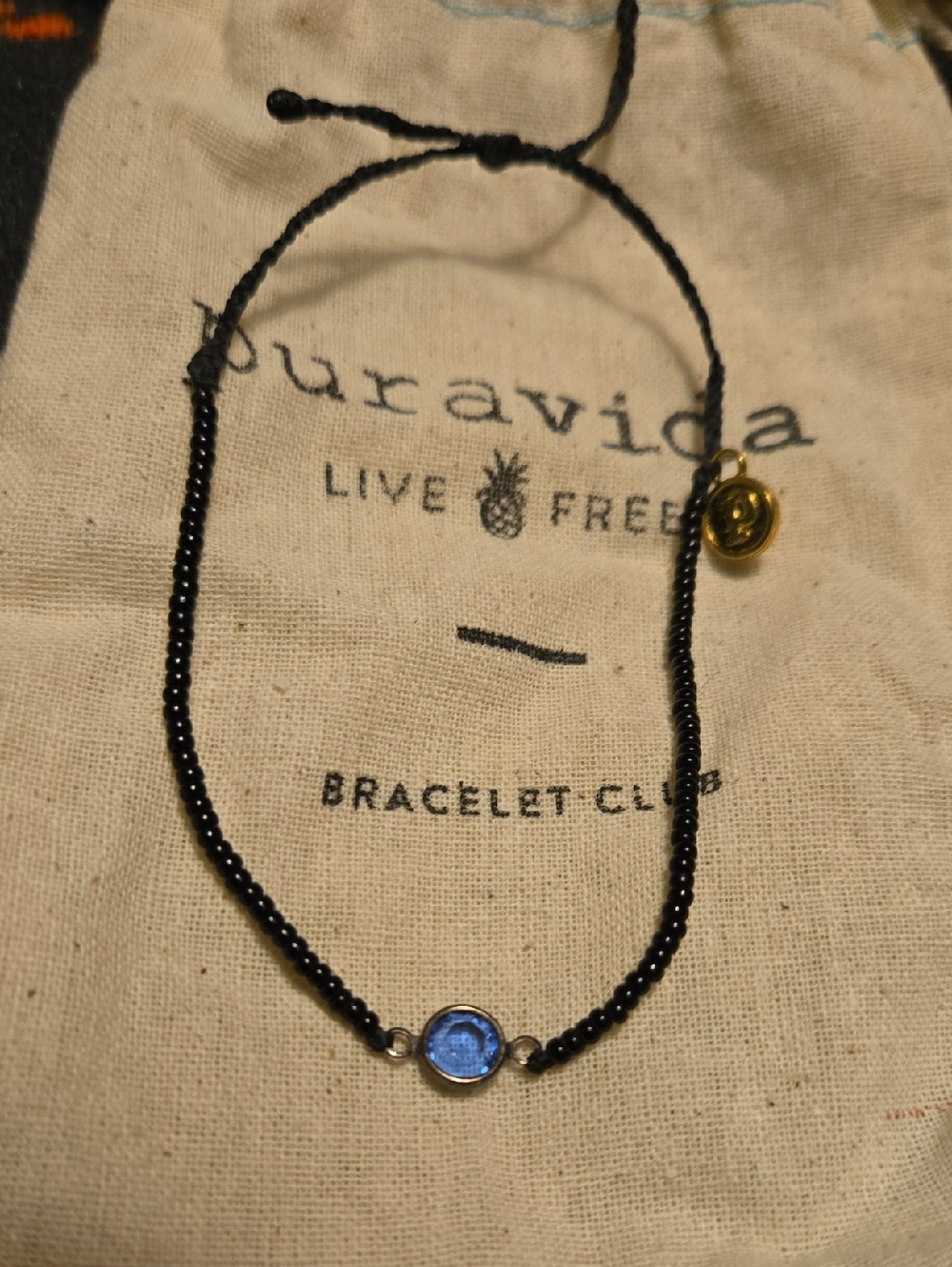 Pura Vida September Sed Bead Bracelet